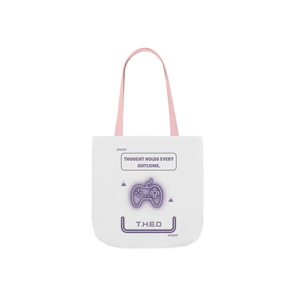 Personalized Initial Quote Game Controller Canvas Tote Custom Name