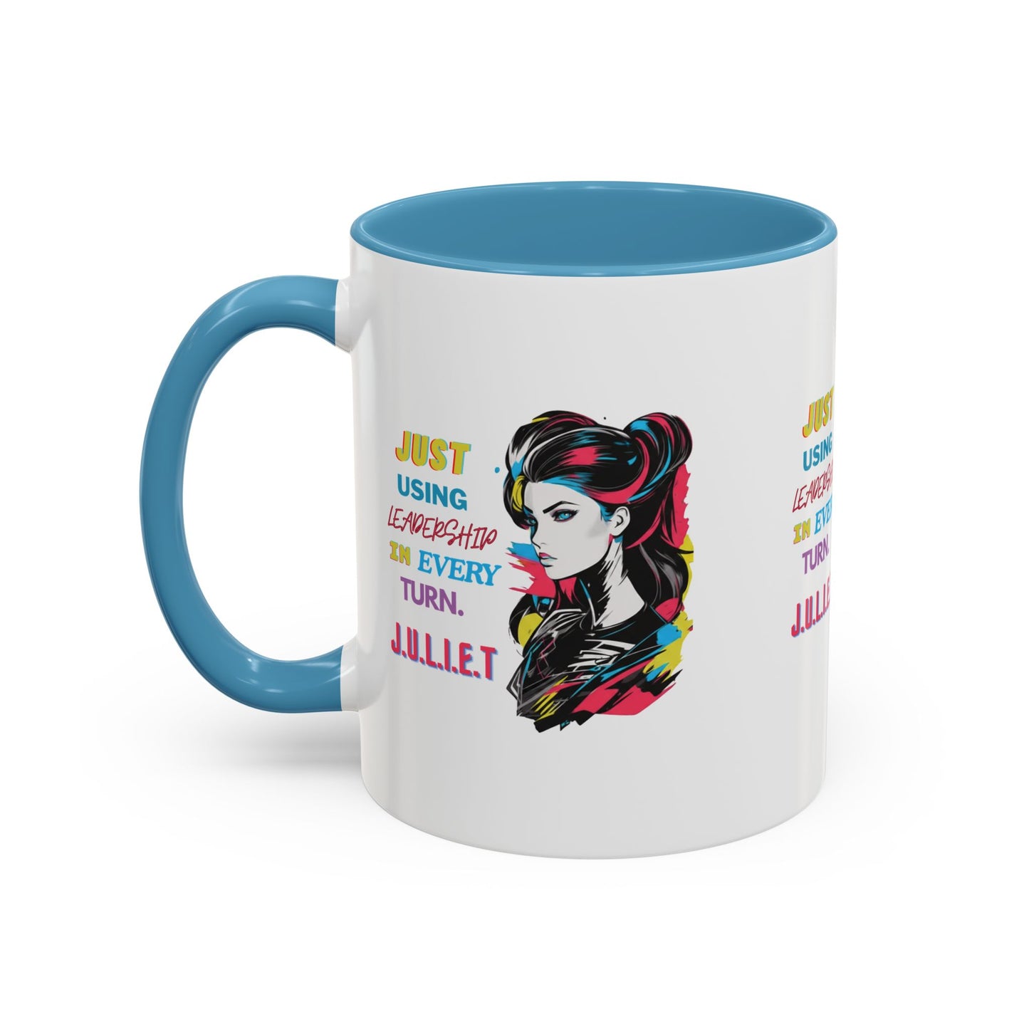 Personalized Vintage Girl Accent Coffee Mug