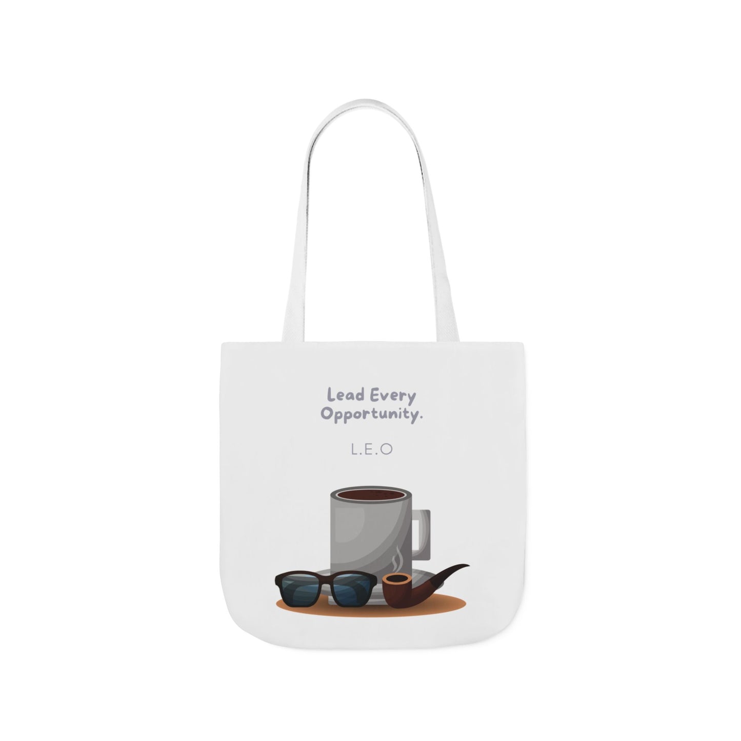 Personalized Initial Quote Sunglasses and Coffee Canvas Tote Custom Name