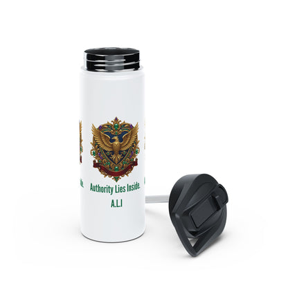 Personalized Initial Quote Eagle Stainless Steel Water Bottle