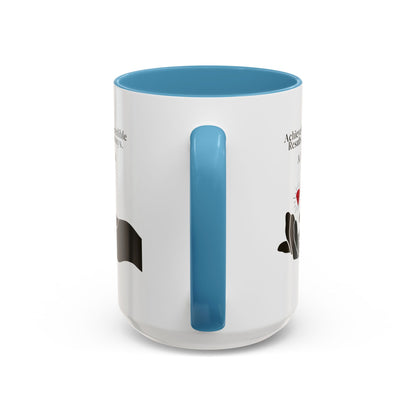 Personalized Initial Hand and Gem Accent Coffee Mug