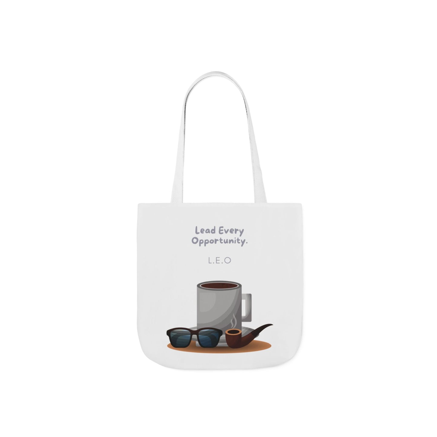 Personalized Initial Quote Sunglasses and Coffee Canvas Tote Custom Name