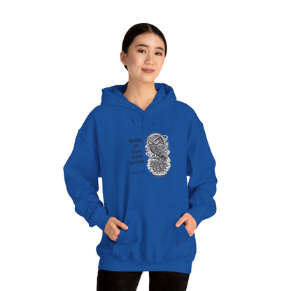Personalized Owl Vision Graphic Hooded Sweatshirt