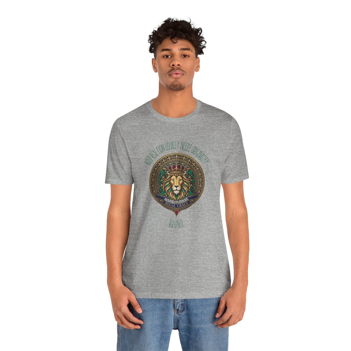 Personalized Lion Crest Graphic Tee