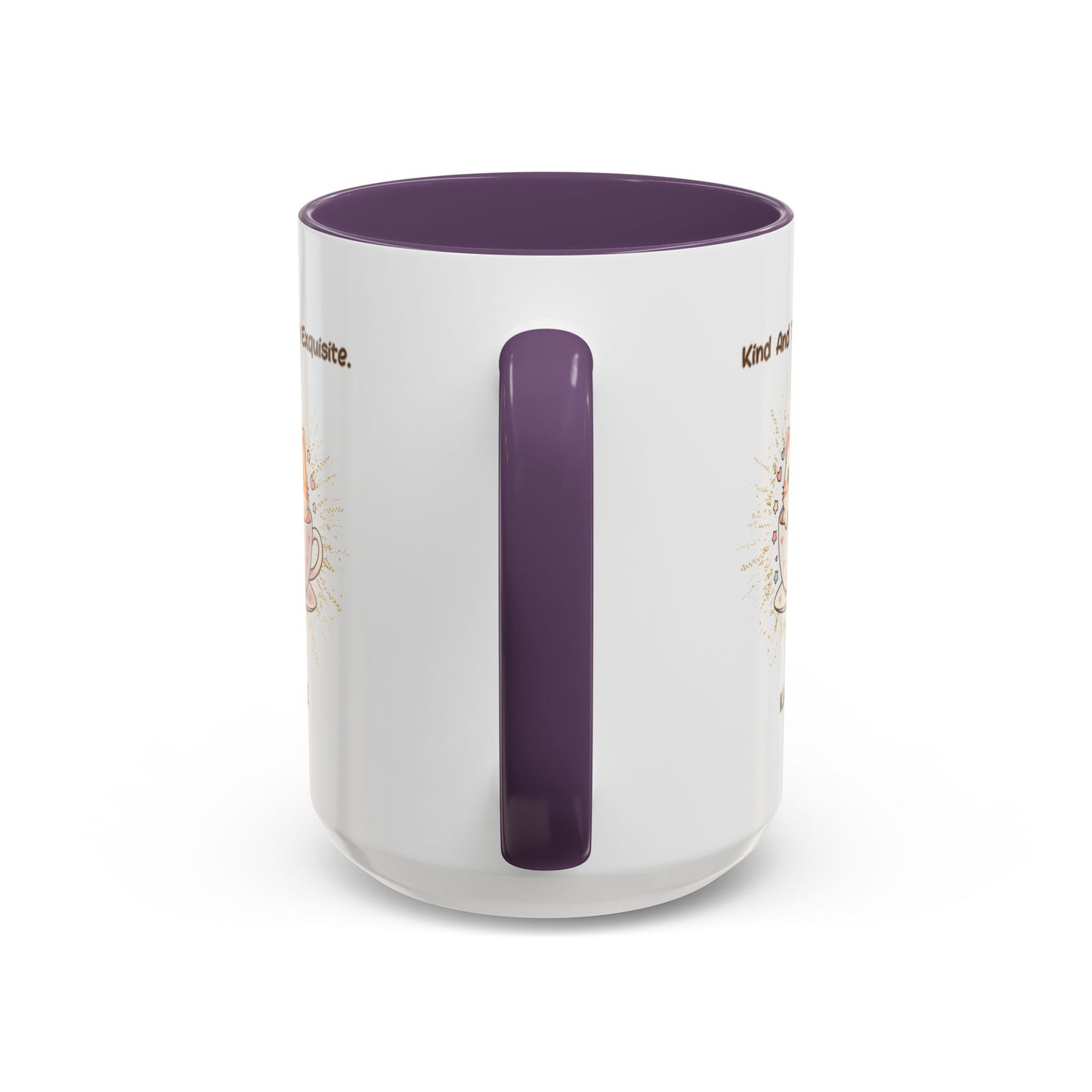 Personalized Initial Exquisite Cat Accent Coffee Mug