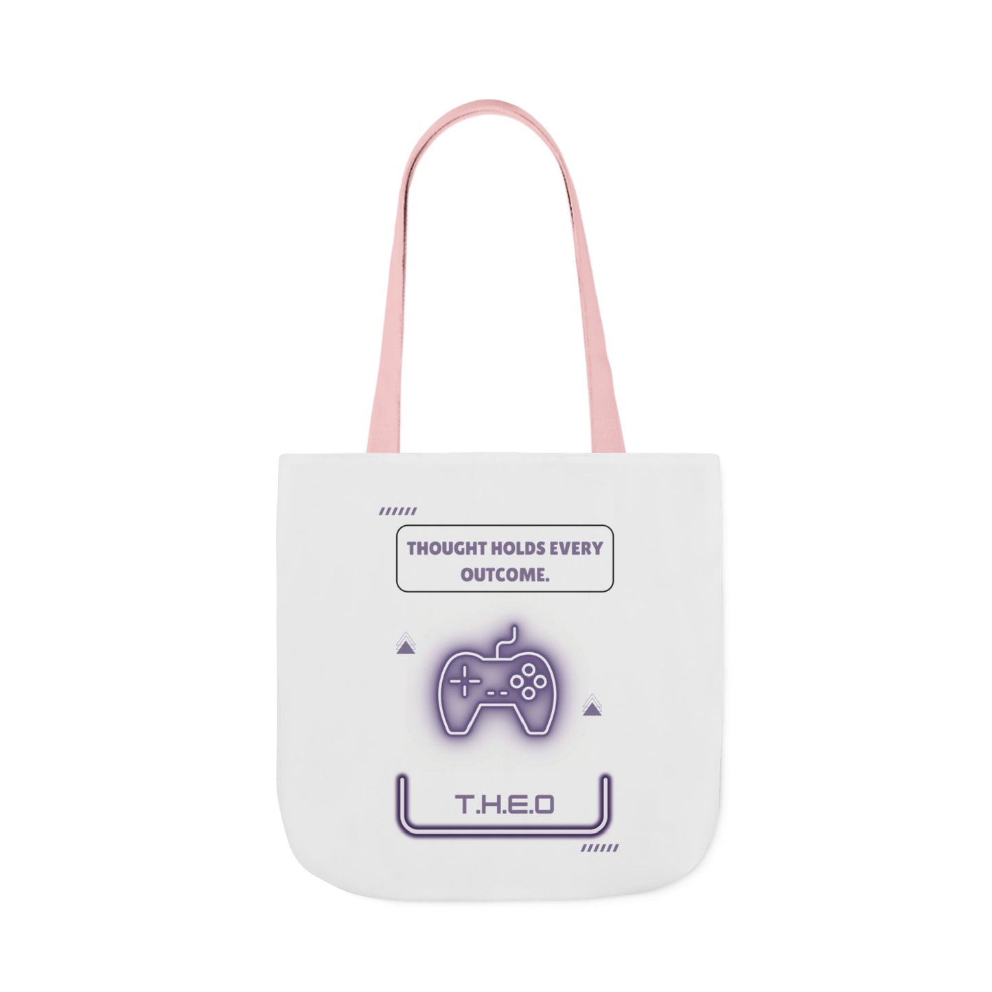 Personalized Initial Quote Game Controller Canvas Tote Custom Name