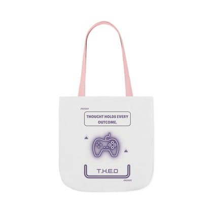 Personalized Initial Quote Game Controller Canvas Tote Custom Name