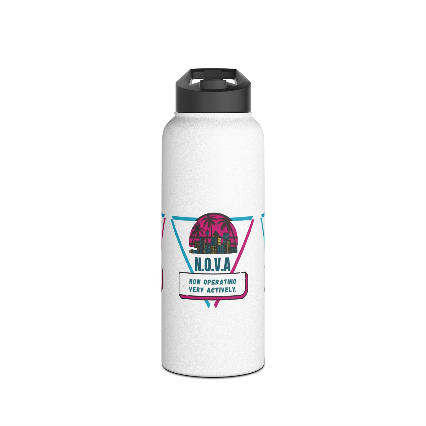 Personalized Initial Quote Building Stainless Steel Water Bottle