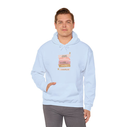 Personalized Column Writing Hooded Sweatshirt