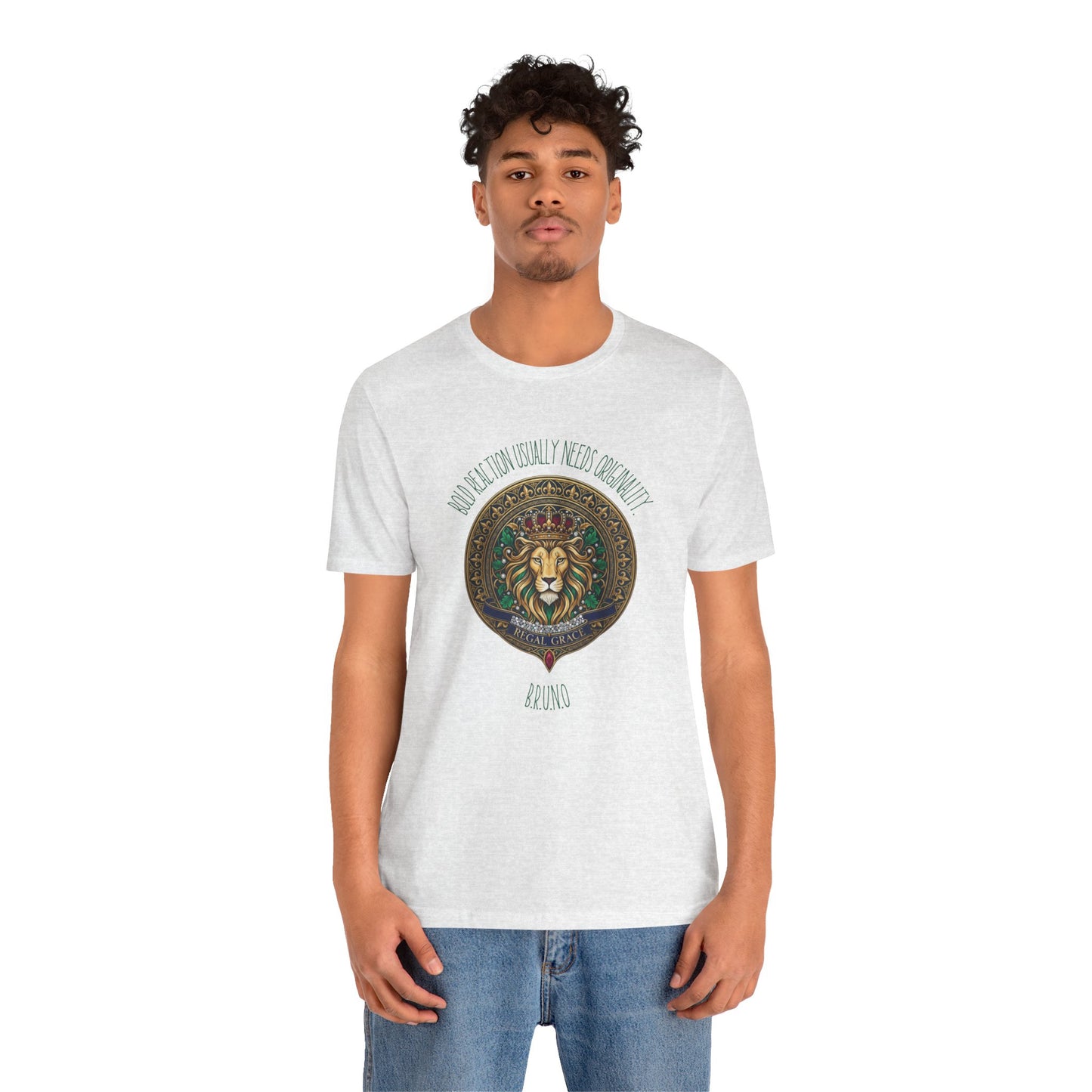 Personalized Lion Crest Graphic Tee