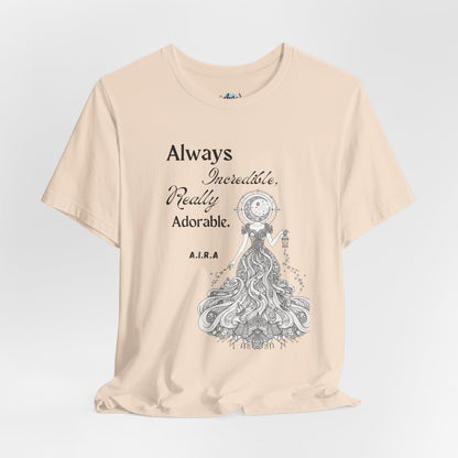 Personalized Cute Illustration black and white Graphic Tee