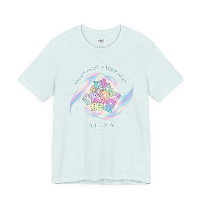 Personalized Pastel Teddy Heart Tee