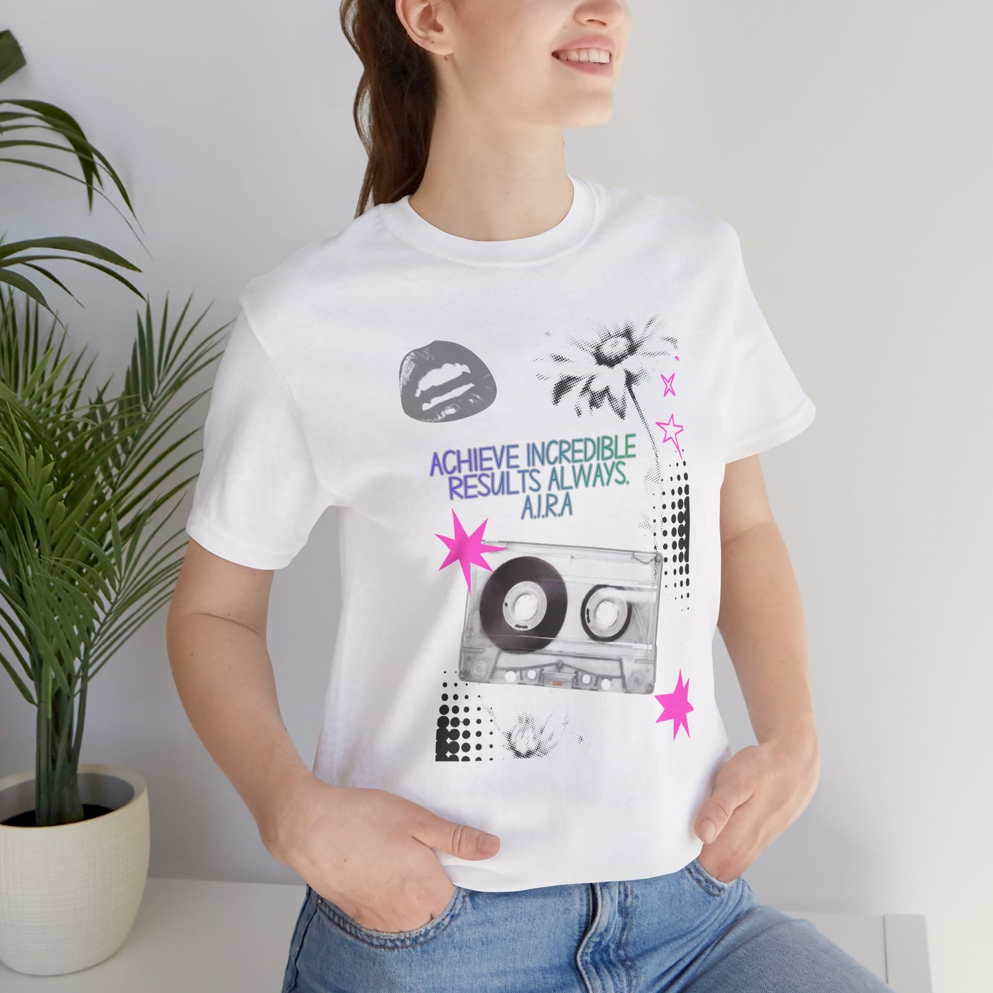 Personalized Cassette Vibes Graphic Tee