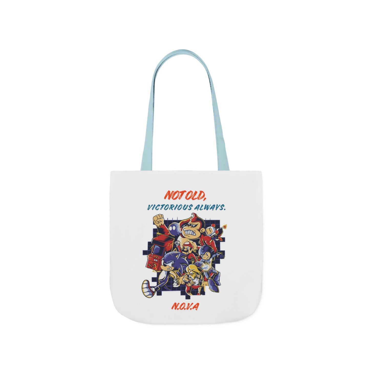 Personalized Initial Quote Cartoon Canvas Tote Custom Name