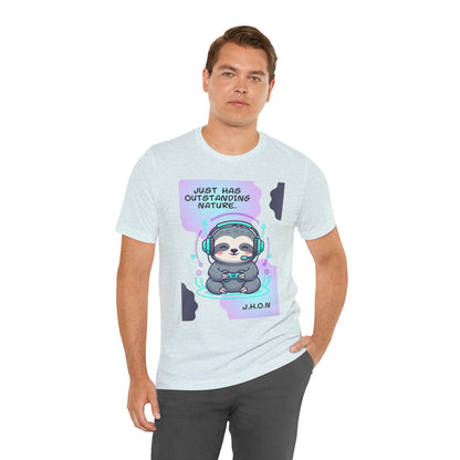Personalized Sloth Gamer Tee
