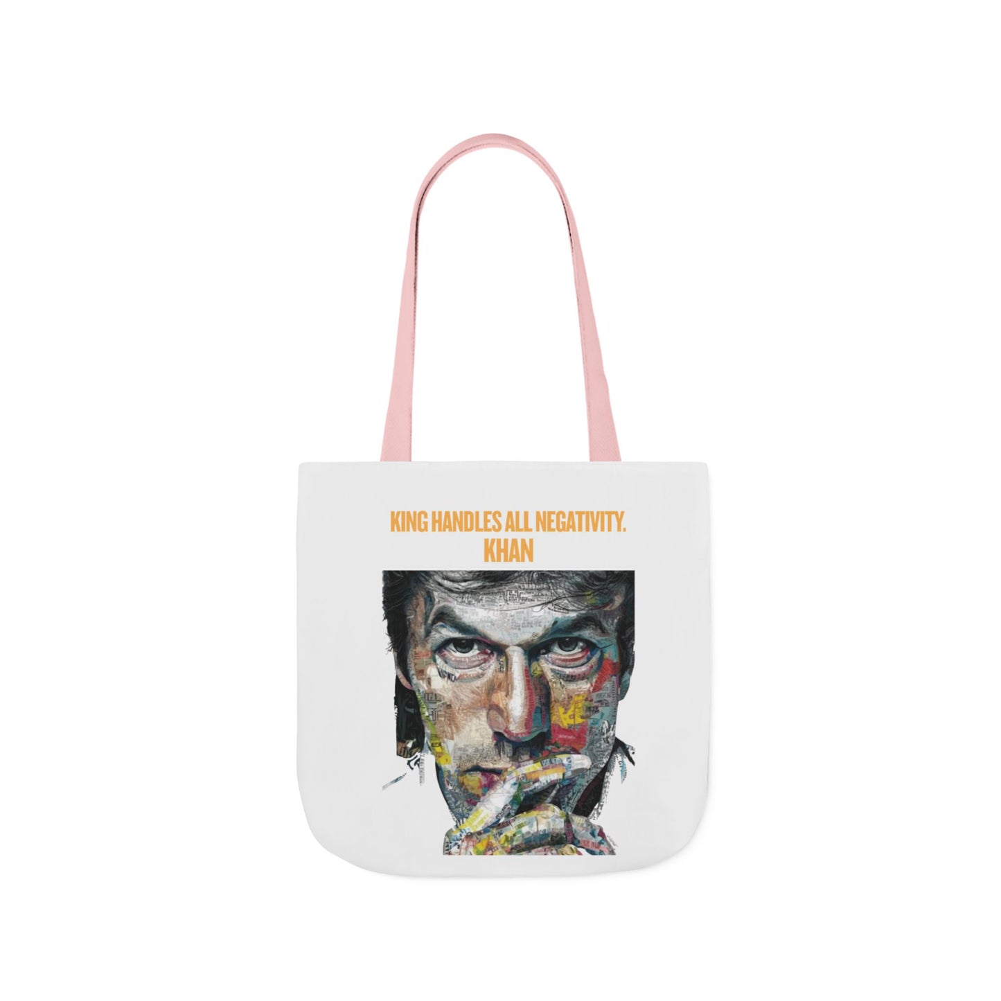 Personalized Initial Quote Khan Canvas Tote Custom Name