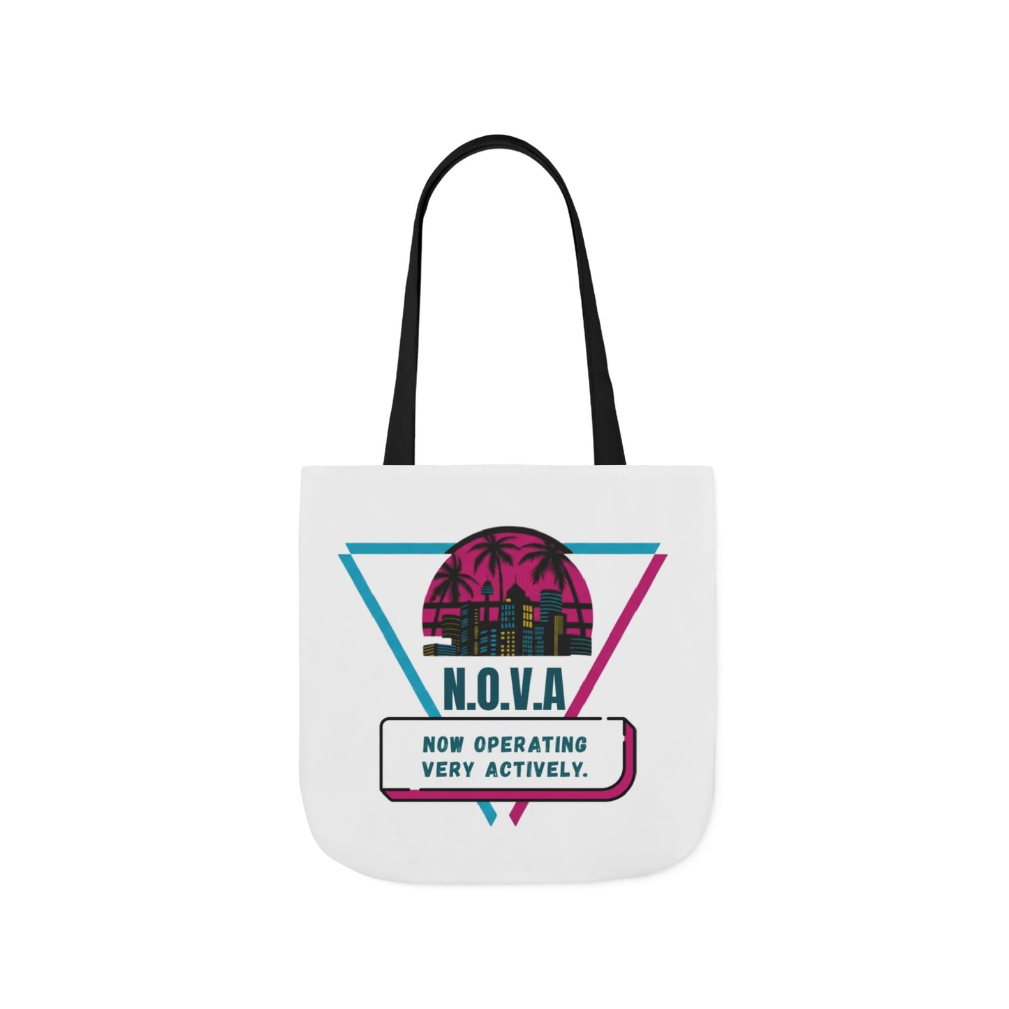 Personalized Initial Quote Building View Canvas Tote Custom Name