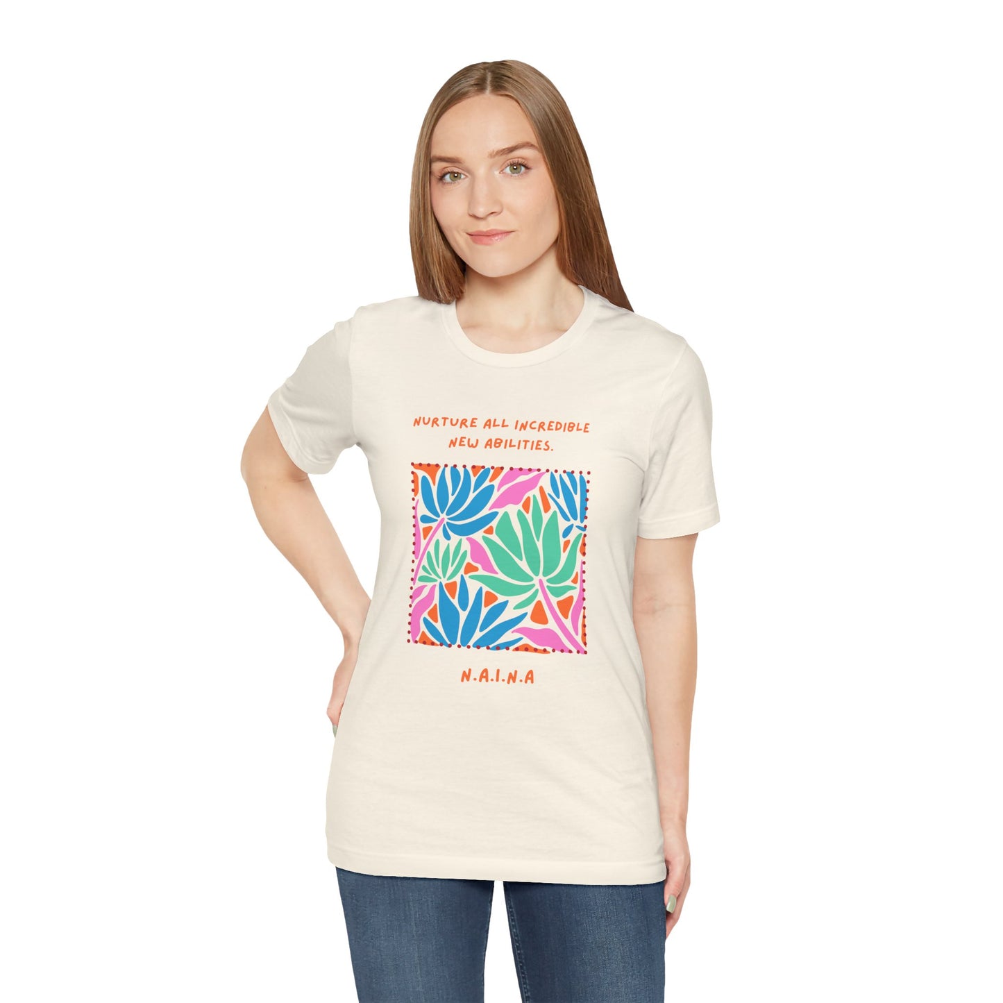 Personalized Floral Empowerment Tee