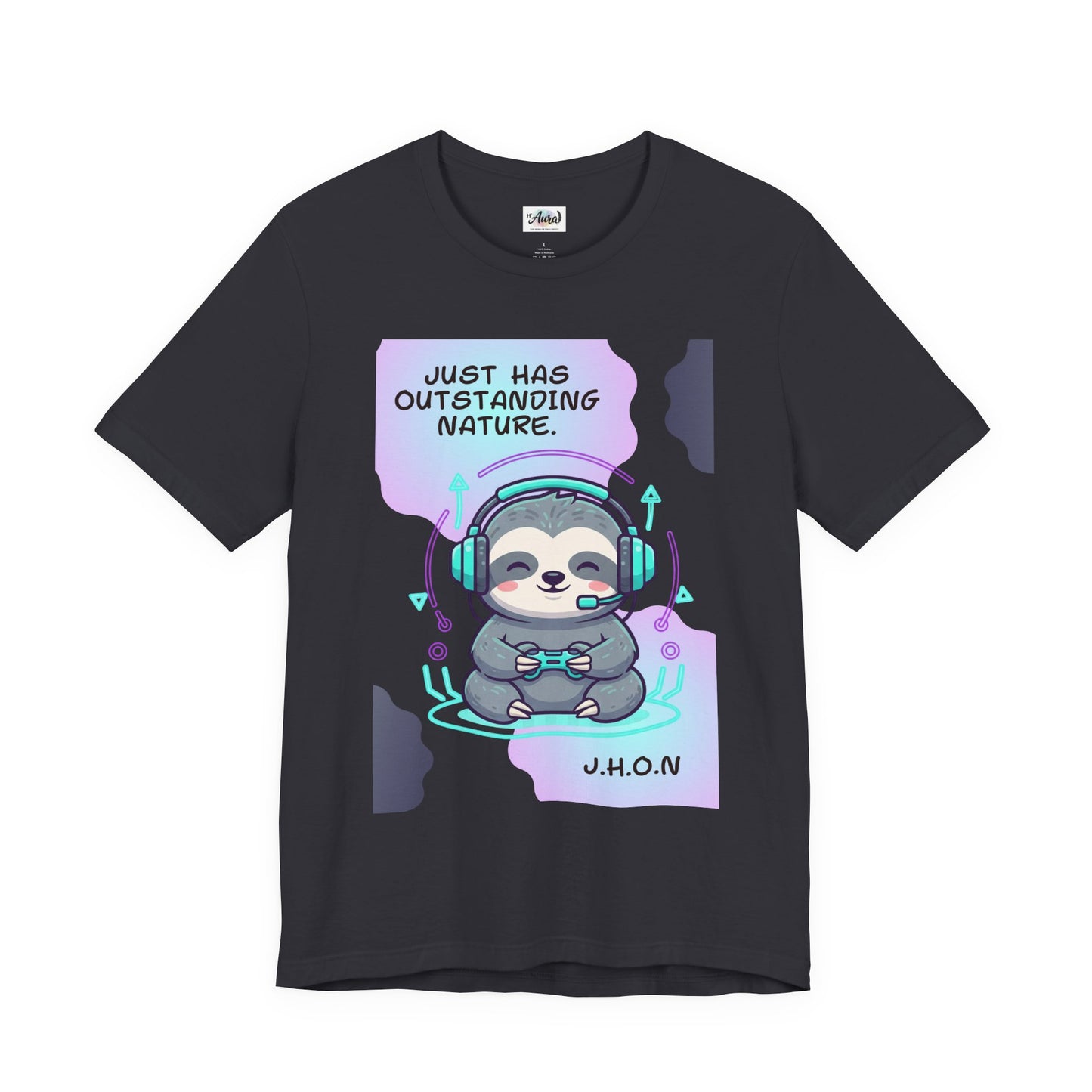 Personalized Sloth Gamer Tee