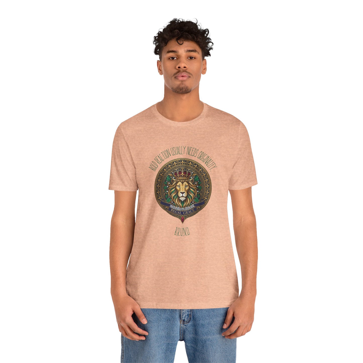 Personalized Lion Crest Graphic Tee