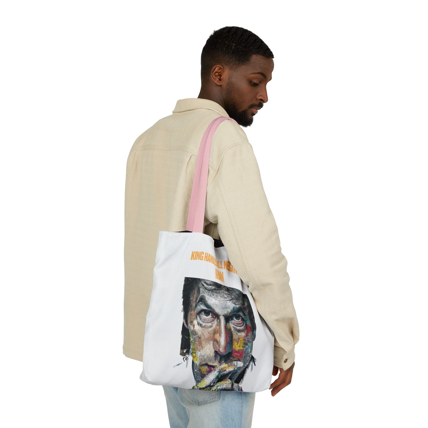 Personalized Initial Quote Khan Canvas Tote Custom Name