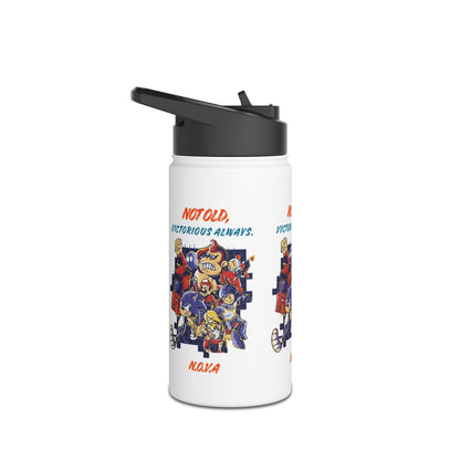 Personalized Initial Quote Cartoon Stainless Steel Water Bottle