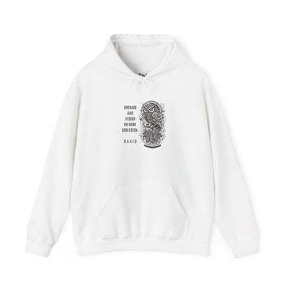 Personalized Owl Vision Graphic Hooded Sweatshirt