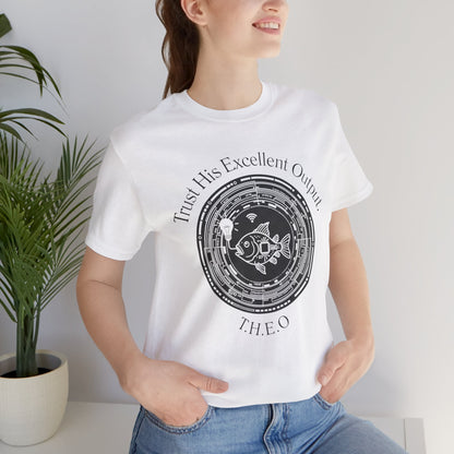 Personalized Spiritual Fish Circle Design Graphic Tee