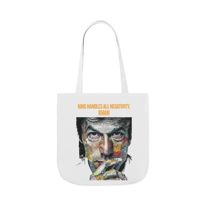 Personalized Initial Quote Khan Canvas Tote Custom Name