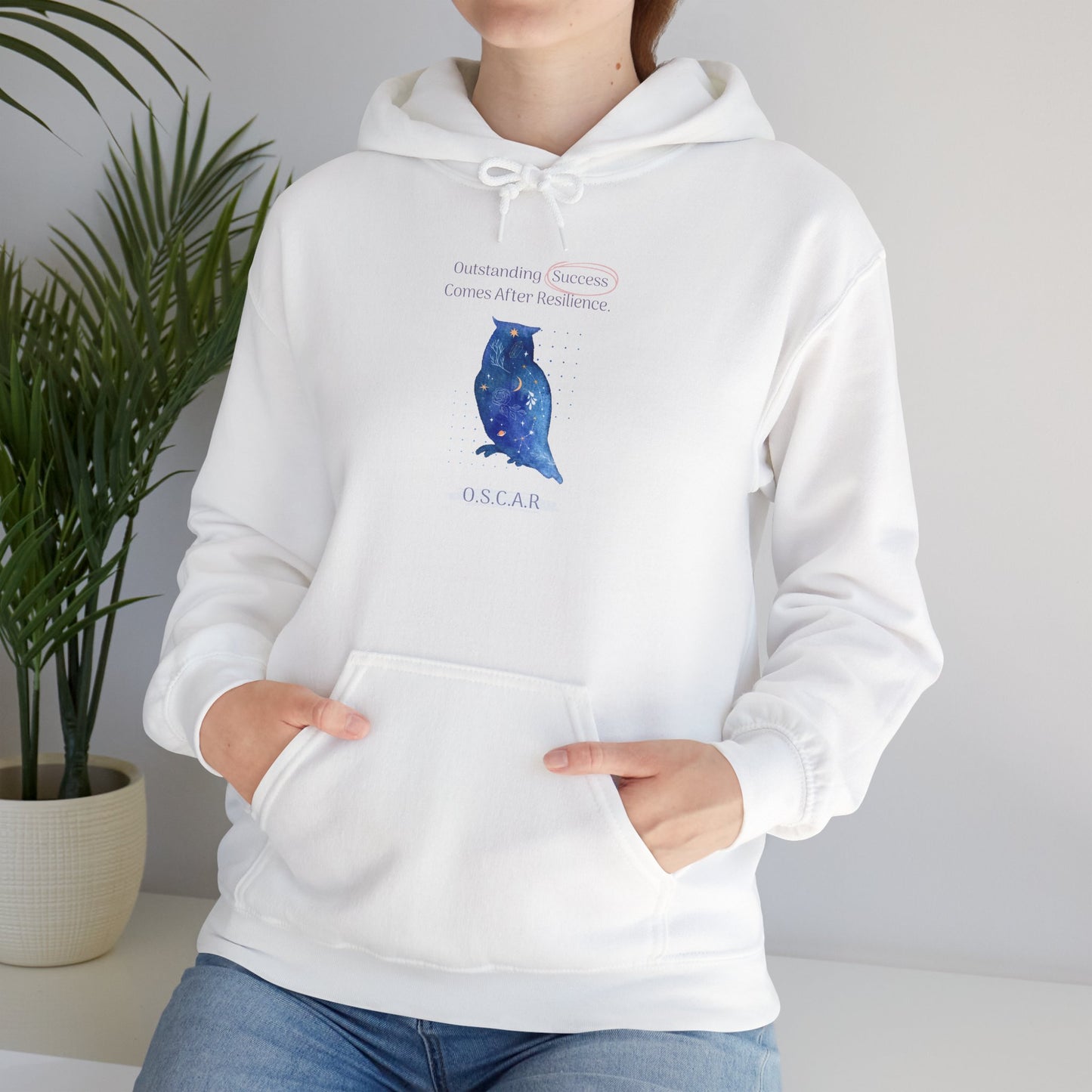 Personalized Owl Galaxy Hooded Sweatshirt