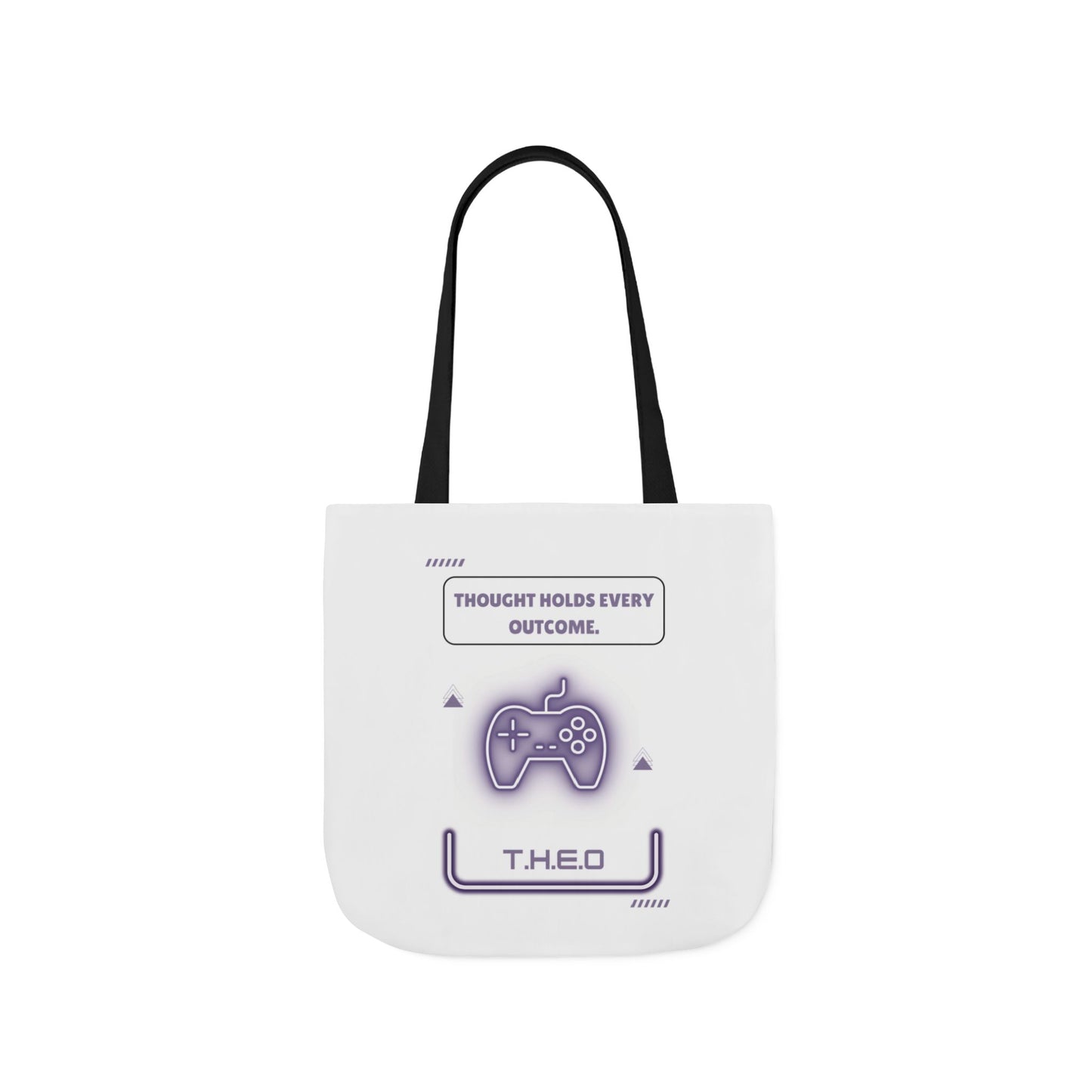 Personalized Initial Quote Game Controller Canvas Tote Custom Name