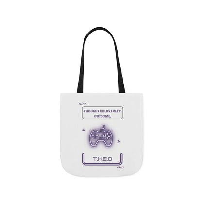 Personalized Initial Quote Game Controller Canvas Tote Custom Name