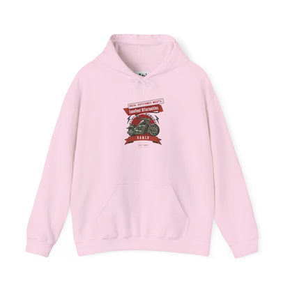Personalized Motorcycle Graphic Hooded Sweatshirt