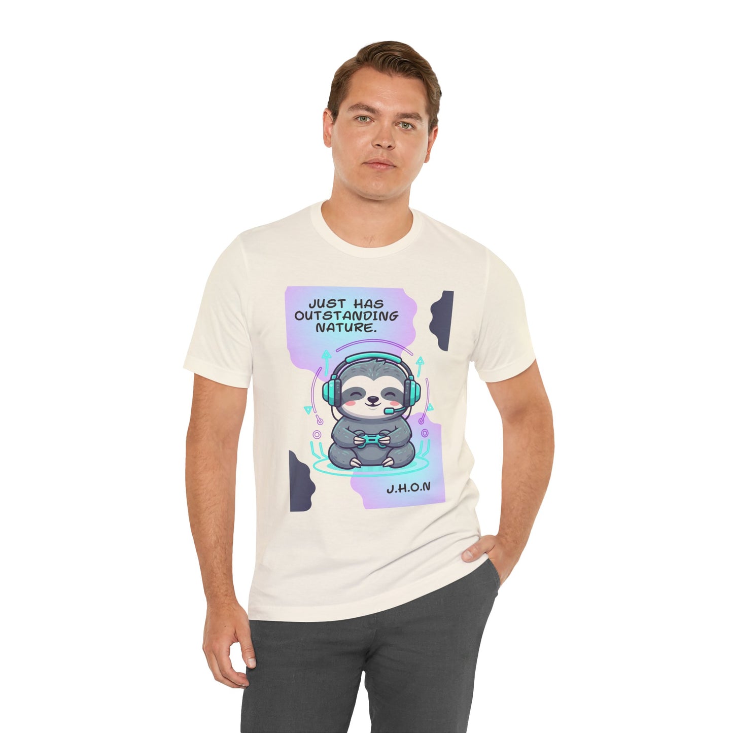 Personalized Sloth Gamer Tee