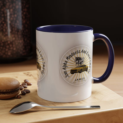 Personalized Car with Horse Accent Coffee Mug