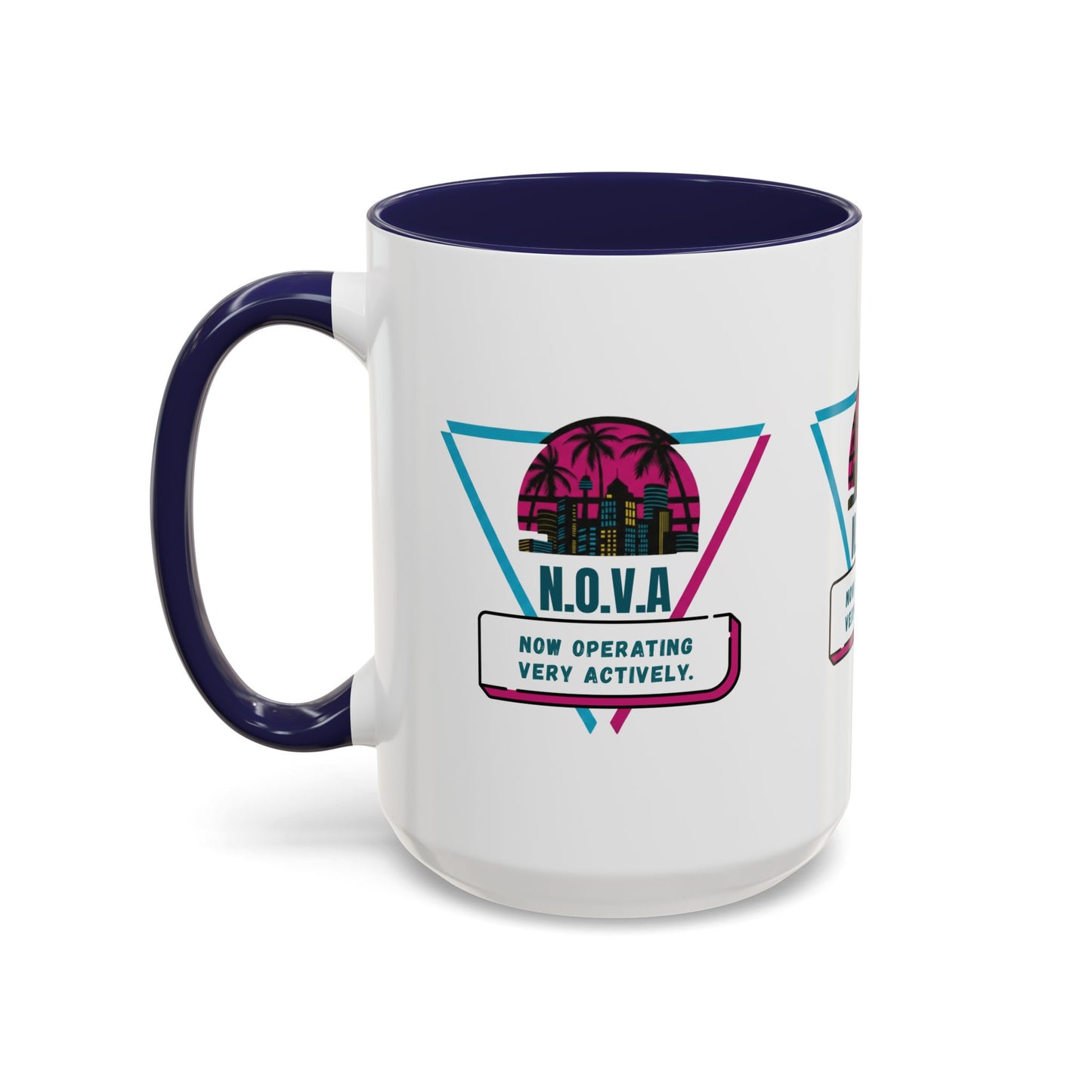 Personalized Building View Accent Coffee Mug