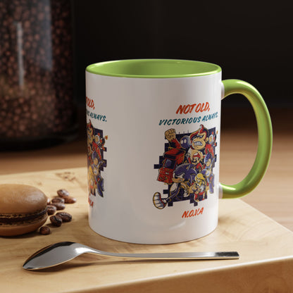 Personalized Victory Cartoon Accent Coffee Mug