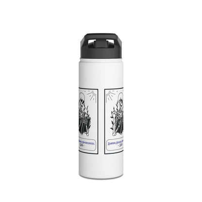Personalized Initial Quote Skeleton Stainless Steel Water Bottle