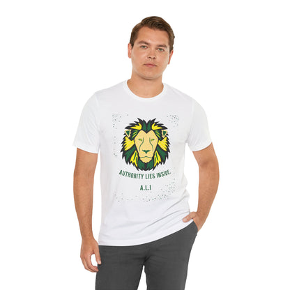 H2 Aura custom name initial t-shirt with a personalized artistic quote. A comfortable, versatile tee designed to showcase your individual aura and unique personality through custom typography.