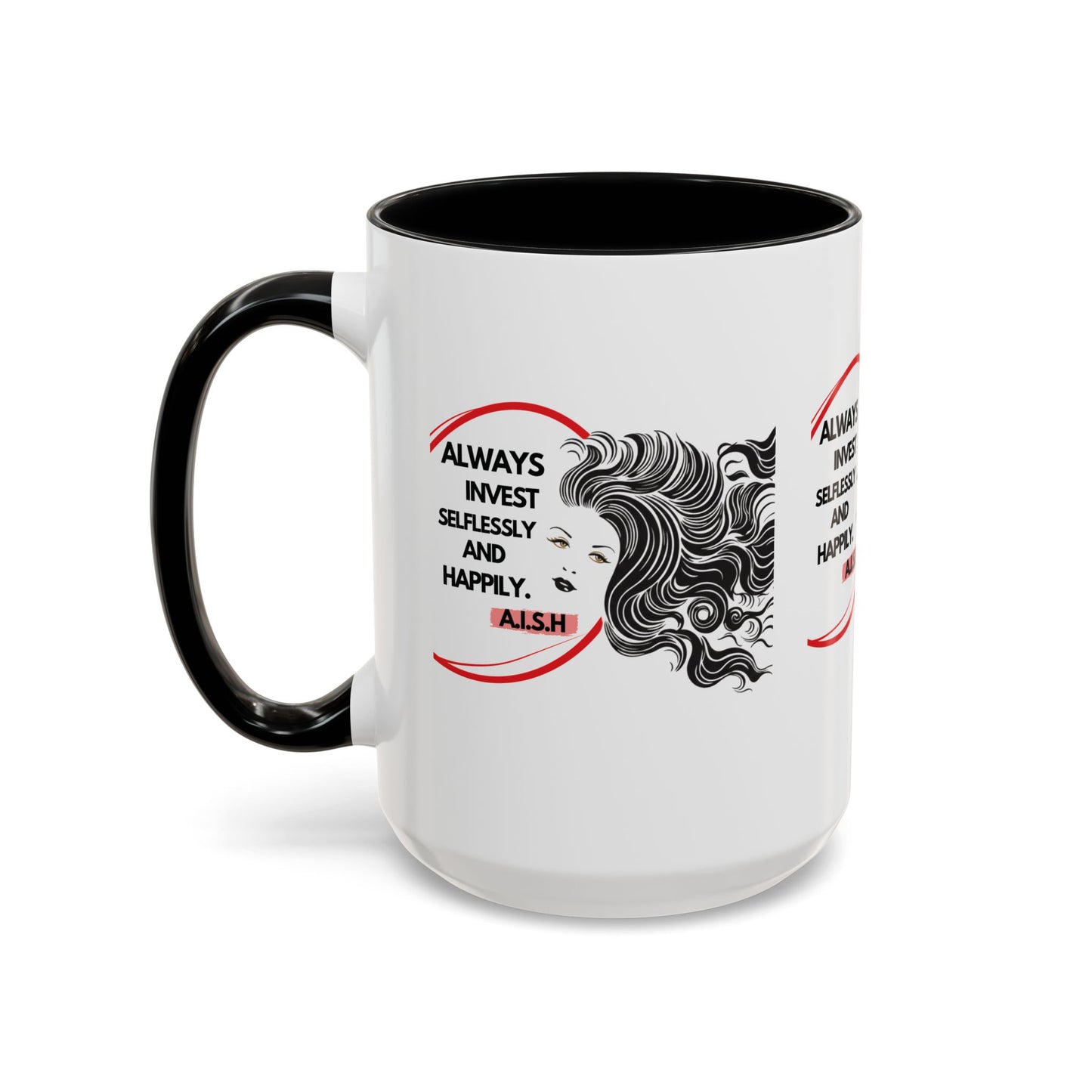 Personalized Inspirational Girl Accent Coffee Mug