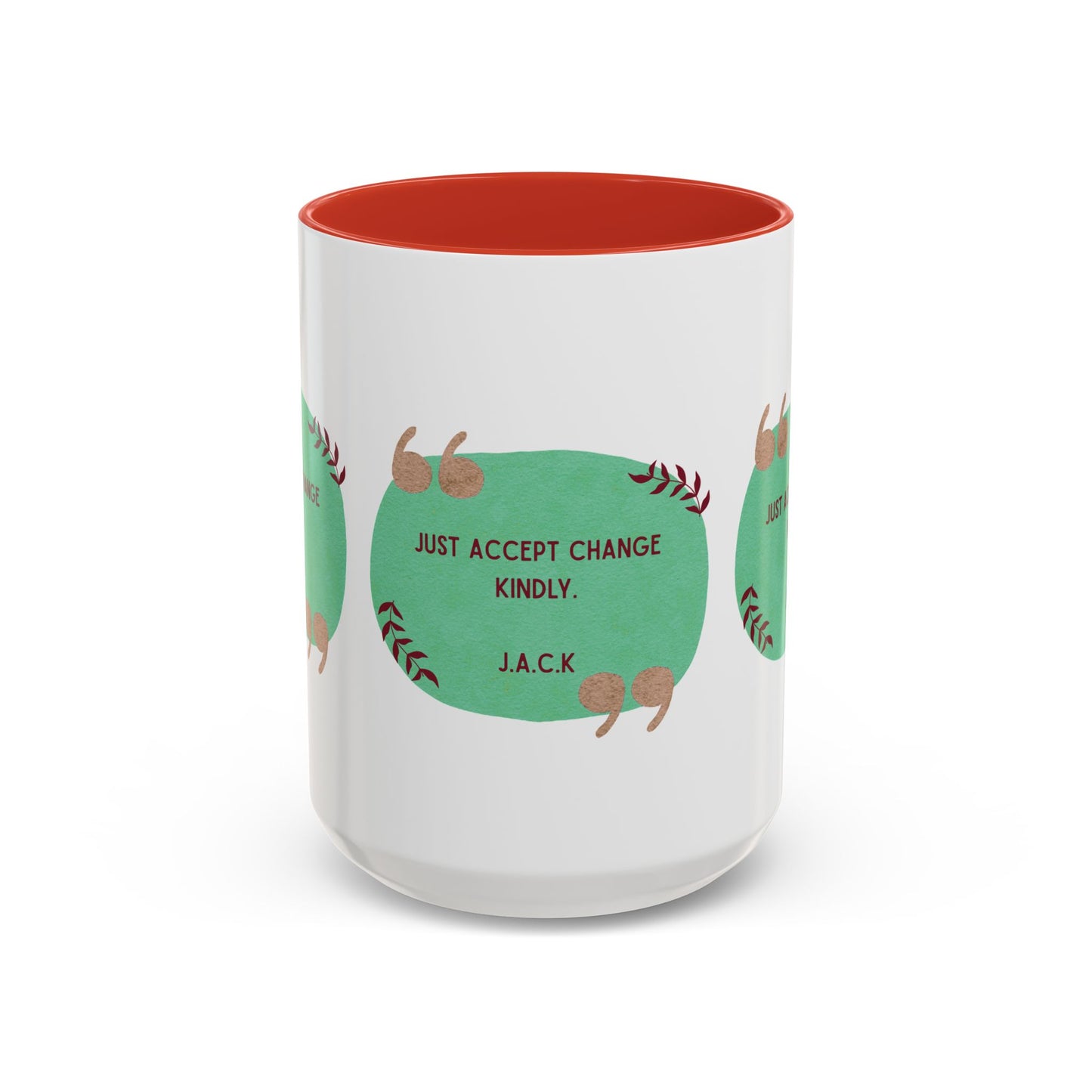 Personalized Note Box Accent Coffee Mug