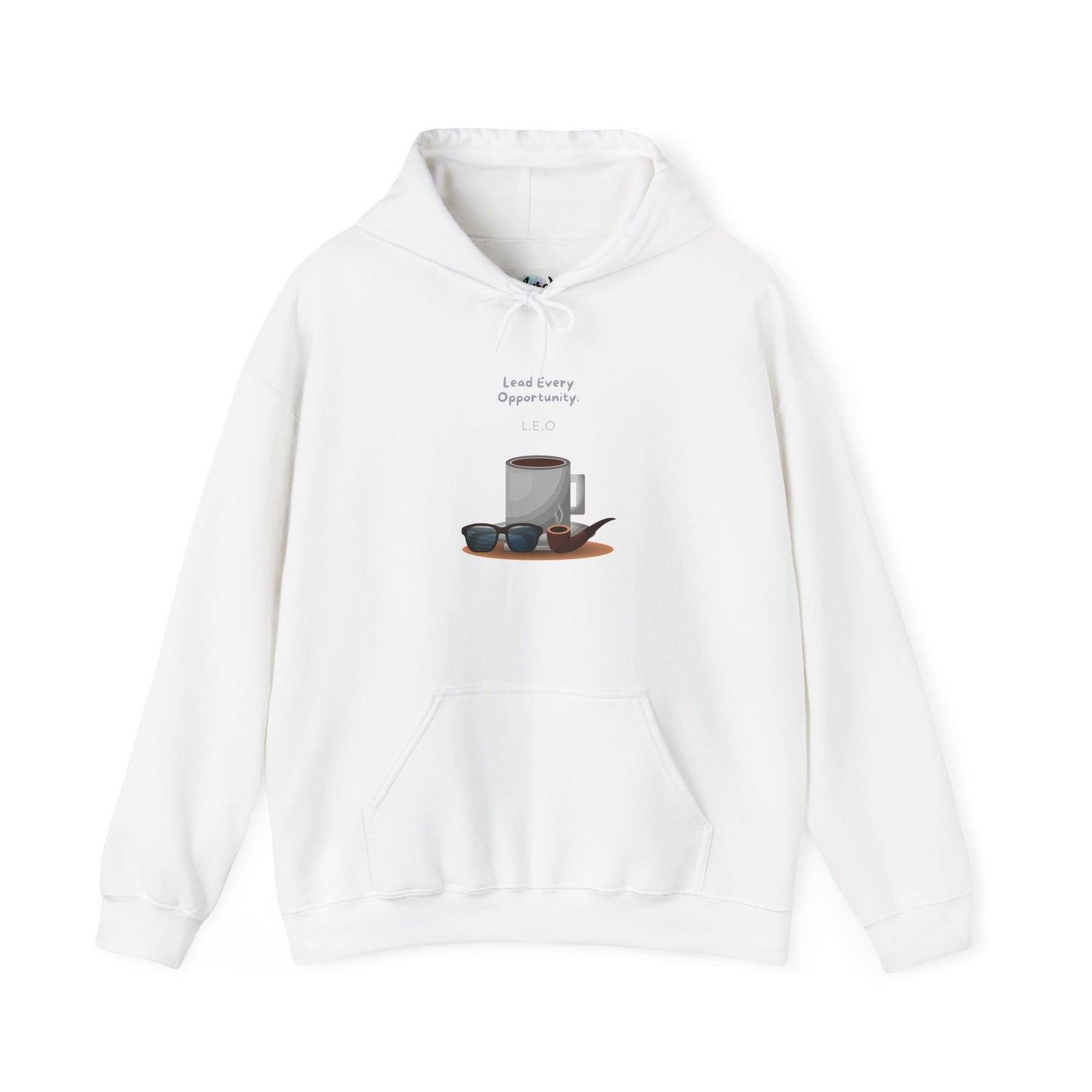 Personalized Coffee and Sunglasses Hooded Sweatshirt