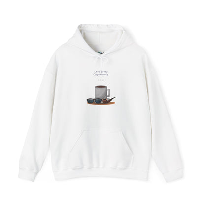 Personalized Coffee and Sunglasses Hooded Sweatshirt
