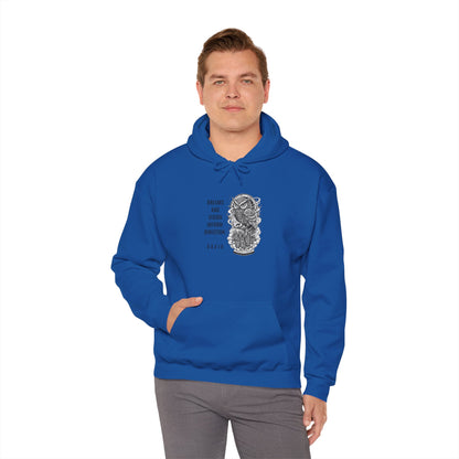 Personalized Owl Vision Graphic Hooded Sweatshirt