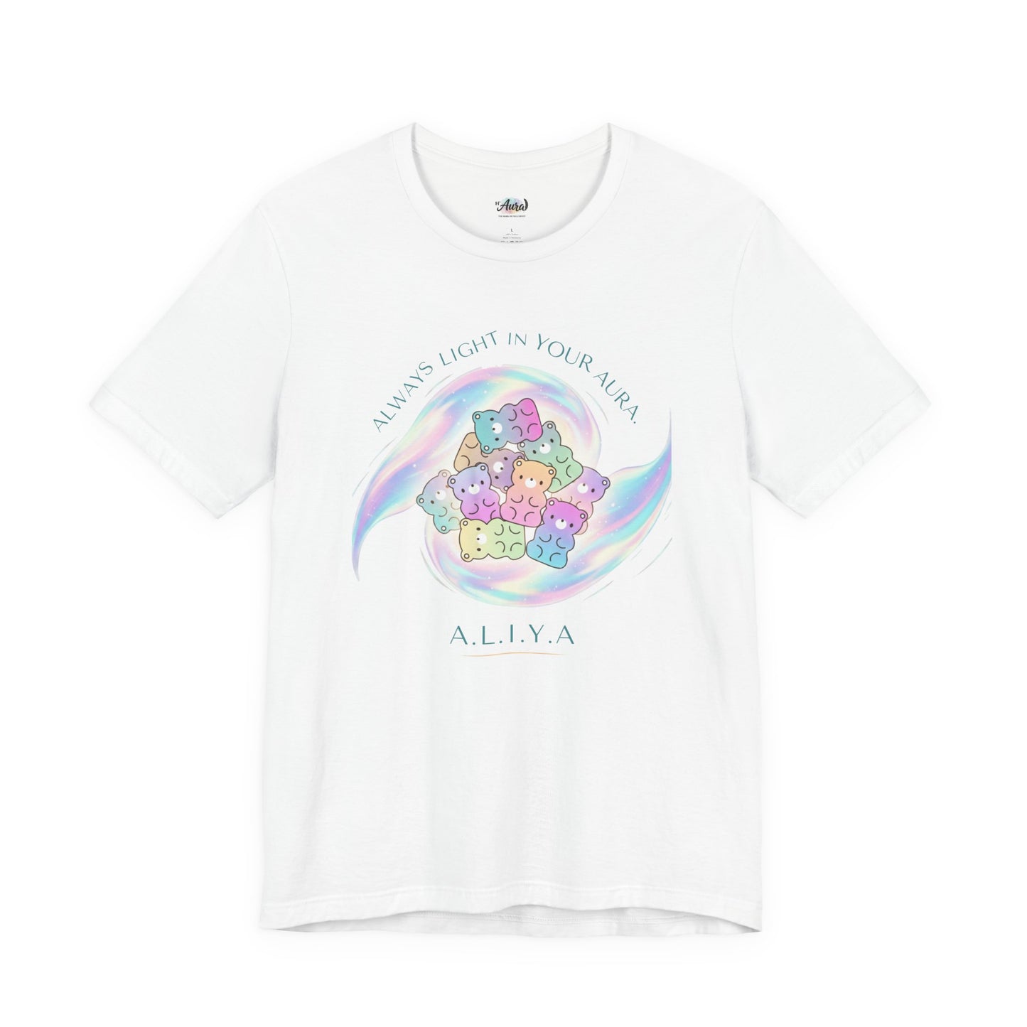 Personalized Pastel Teddy Heart Tee