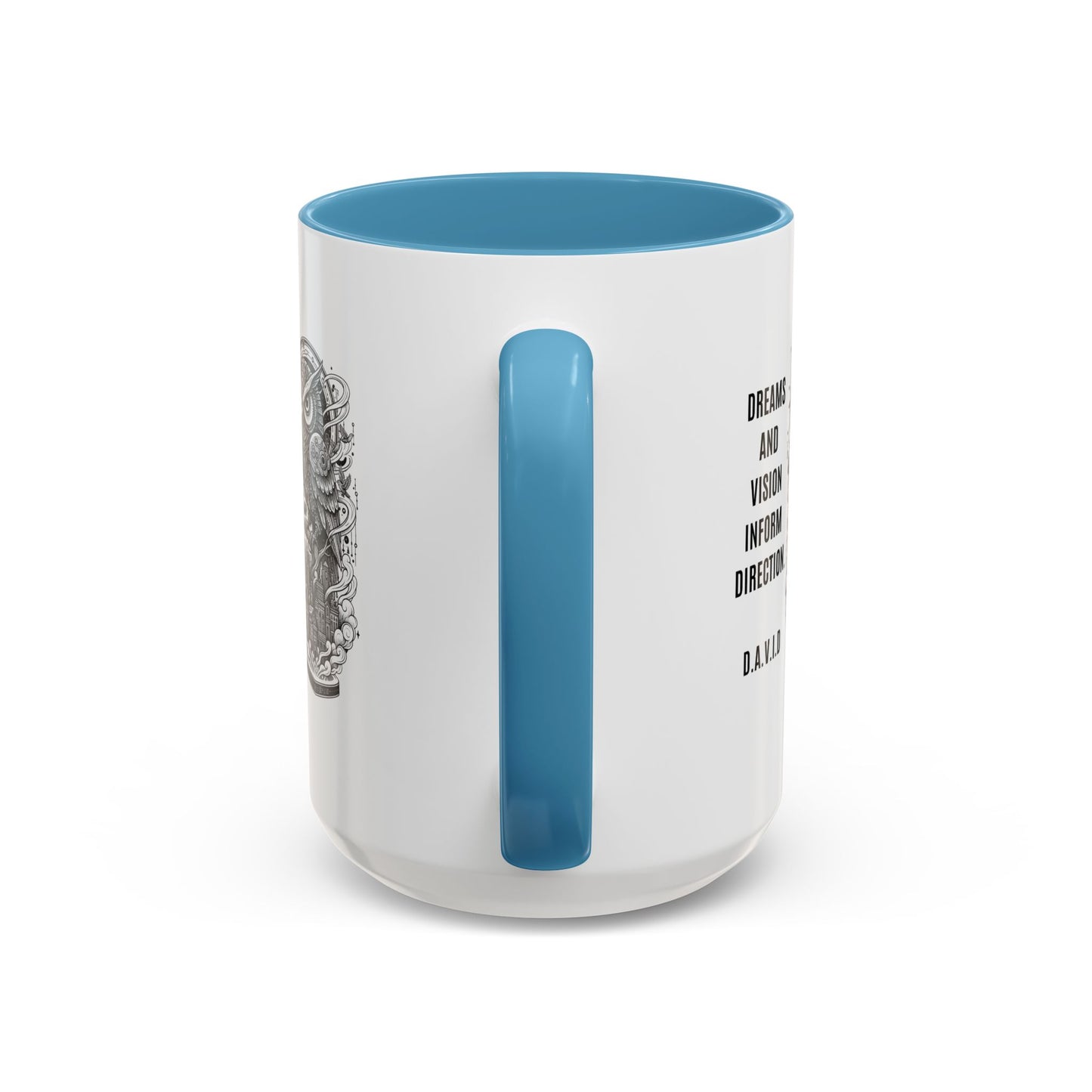 Personalized Owl Vision Accent Coffee Mug
