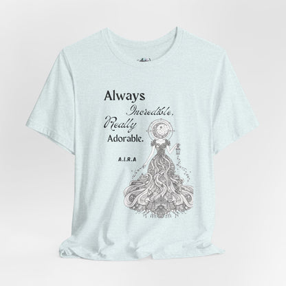 Personalized Cute Illustration black and white Graphic Tee