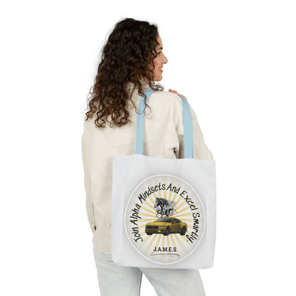 Personalized Initial Quote Horse Car Canvas Tote Custom Name