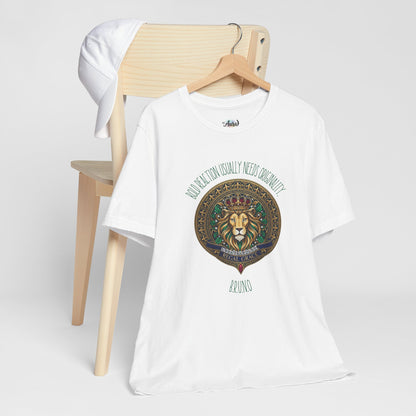 Personalized Lion Crest Graphic Tee