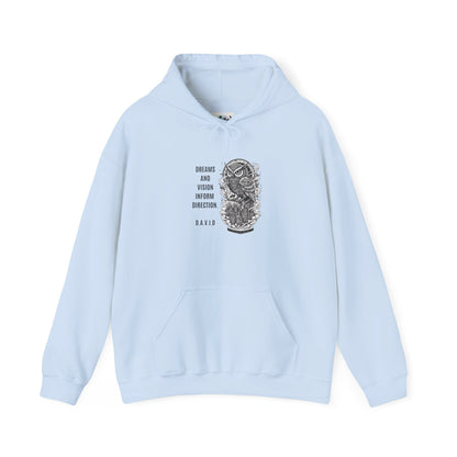 Personalized Owl Vision Graphic Hooded Sweatshirt